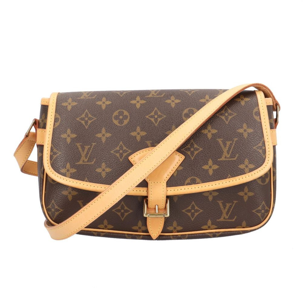 LOUIS VUITTON Authentic Brown Monogram Canvas Shoulder Bag